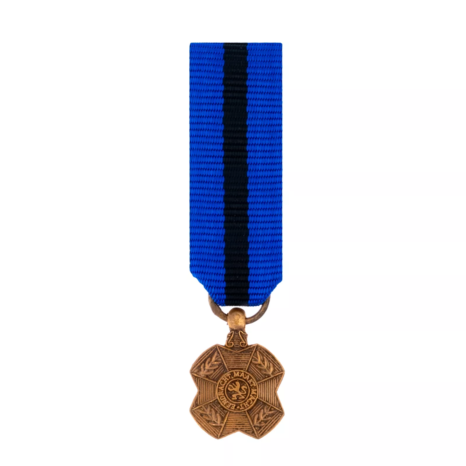 Bronze Medal Order of Leopold II Small medal in metal in Dutch