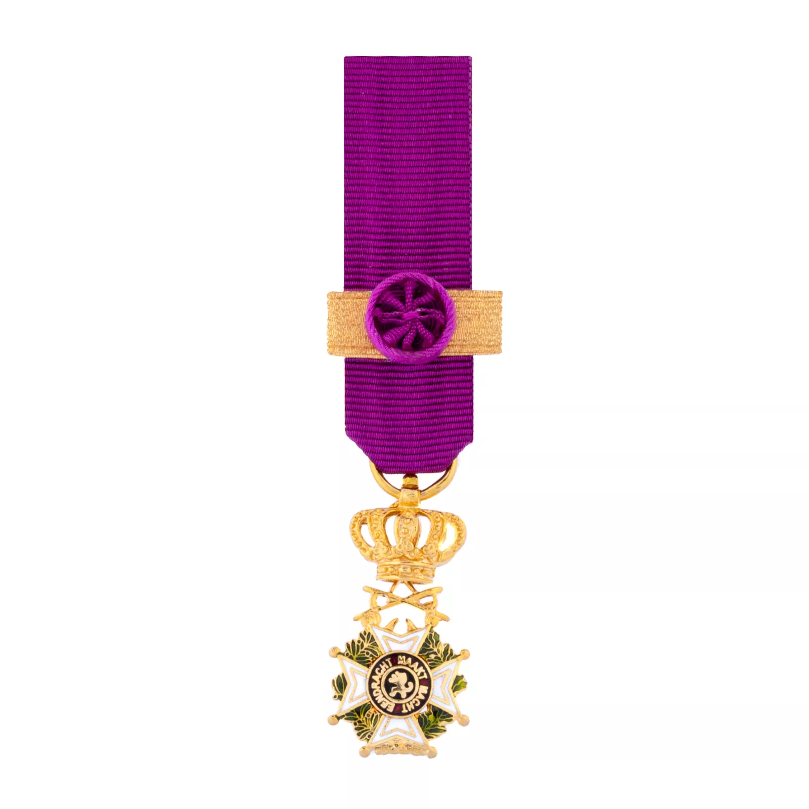 Grand Cordon Order of Leopold Military Small medal in metal in Dutch
