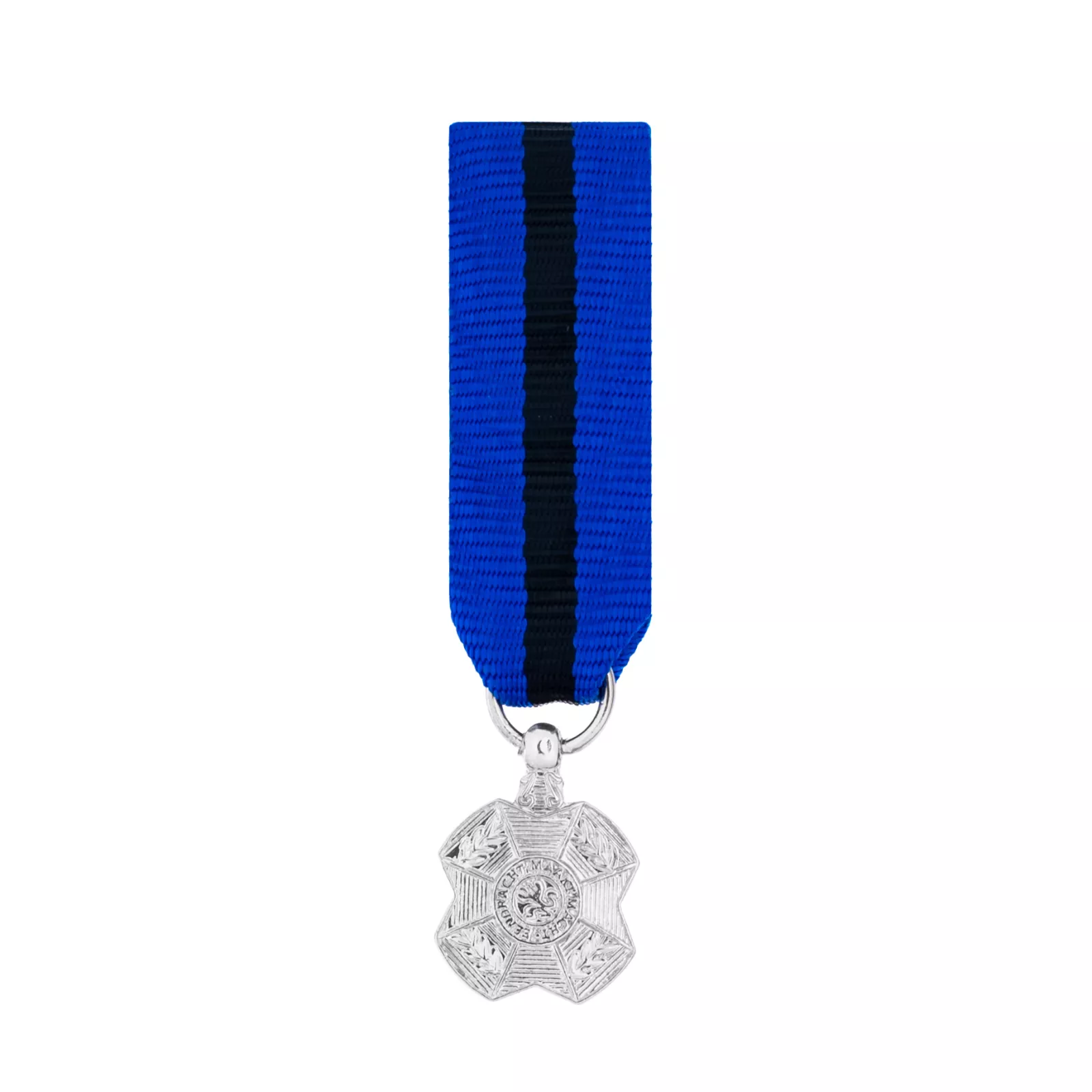 Silver Medal Order of Leopold II Small medal in metal in Dutch
