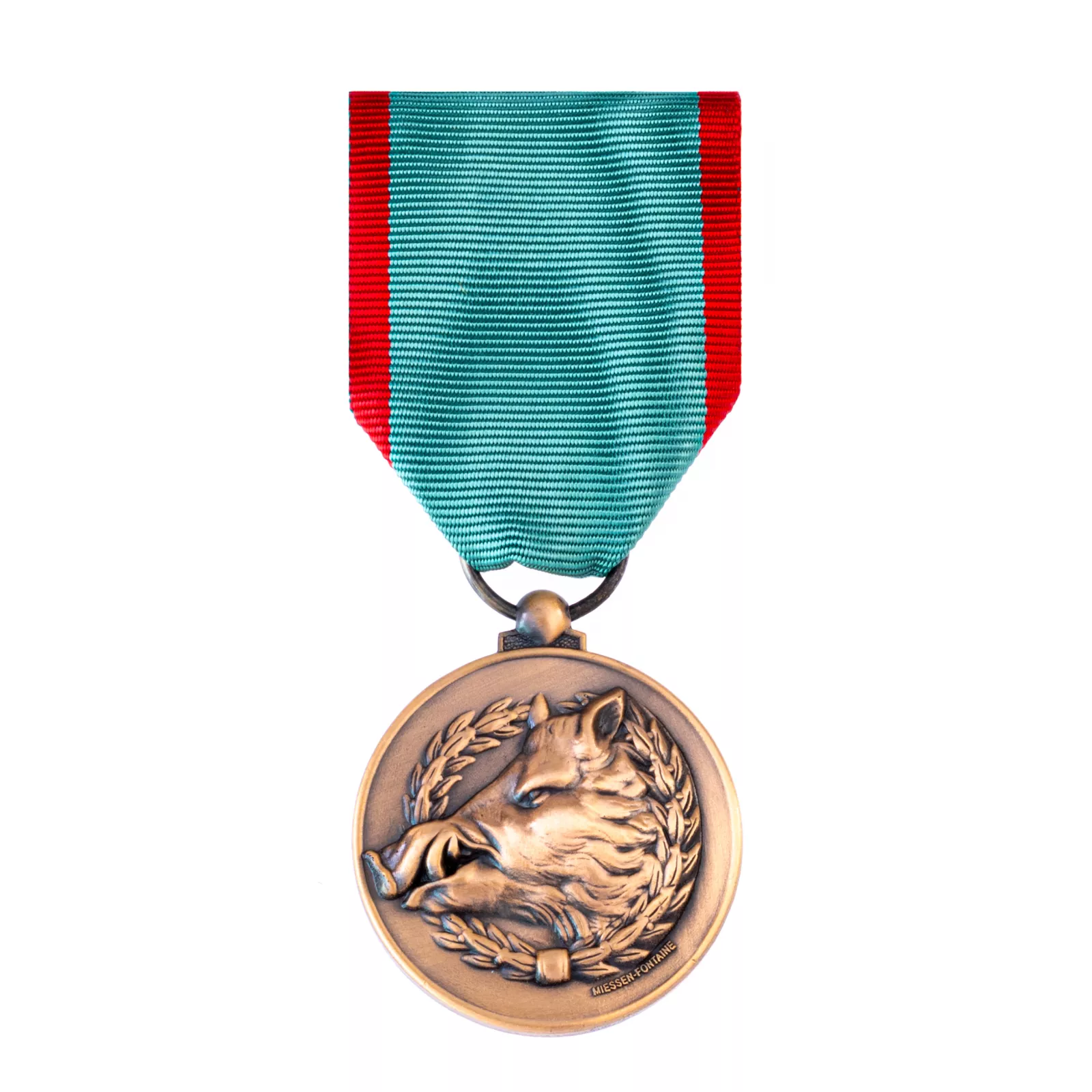 Ereteken Fraternelle des Chasseurs Ardennais - Ardeense Jagers - brons Groot model